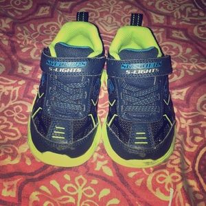 Skechers Light Up Boys Shoes 6